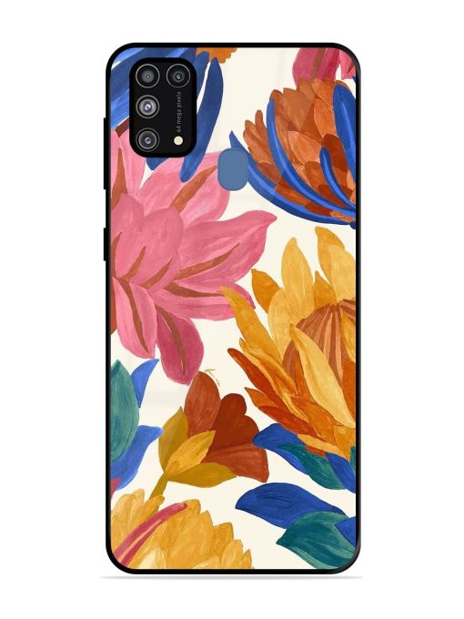 Blooming Tapestry Glossy Soft Edge Case for Samsung Galaxy M31 Prime Chachhi