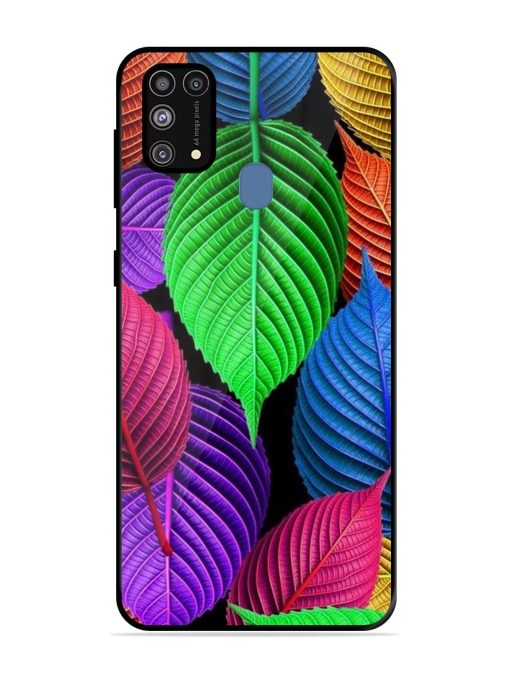 Rainbow Leaf Symphony Glossy Soft Edge Case for Samsung Galaxy M31 Prime Chachhi