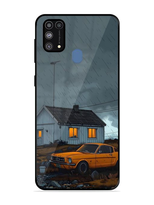 Rainy Day Retreat Glossy Soft Edge Case for Samsung Galaxy M31 Prime Chachhi