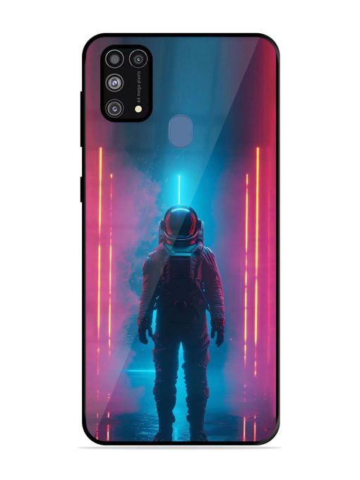 Neon Astronaut Glossy Soft Edge Case for Samsung Galaxy M31 Prime Chachhi