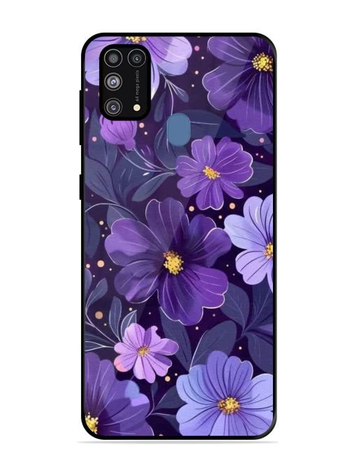 Purple Paradise Glossy Soft Edge Case for Samsung Galaxy M31 Prime Chachhi