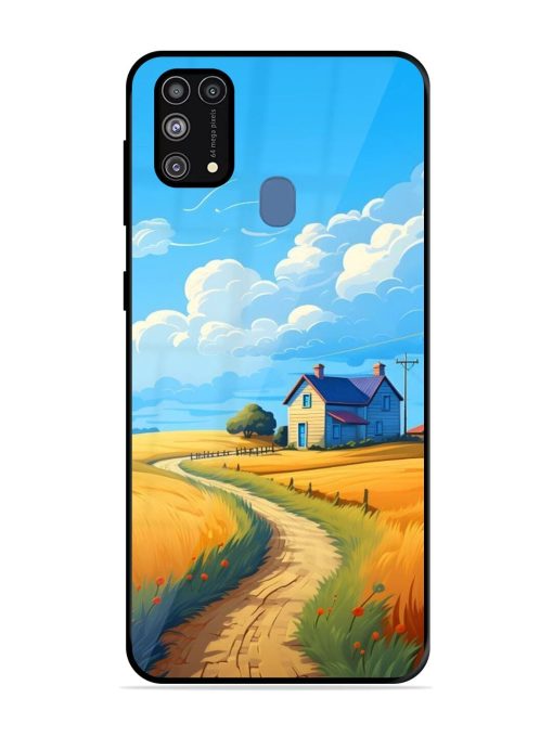 Countryside Cottage Glossy Soft Edge Case for Samsung Galaxy M31 Prime Chachhi