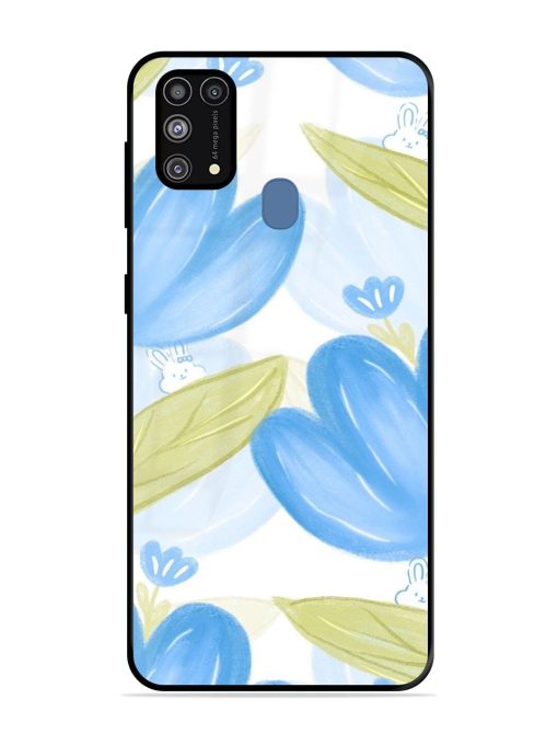 Bunny'S Blue Garden Glossy Soft Edge Case for Samsung Galaxy M31 Prime Chachhi