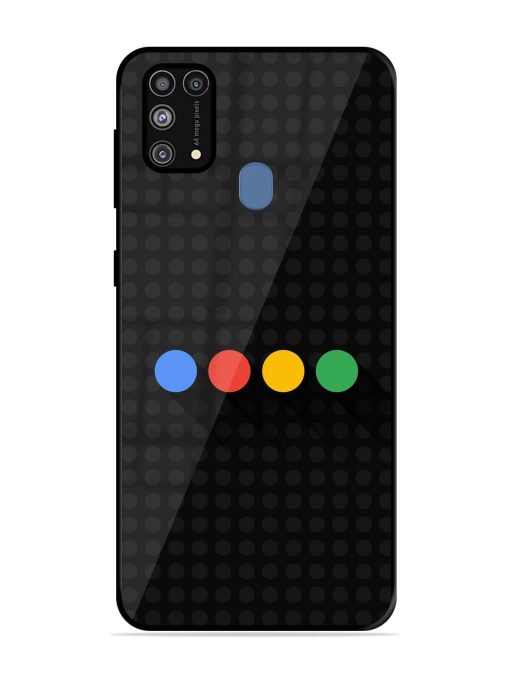 Google Dots Glossy Soft Edge Case for Samsung Galaxy M31 Prime