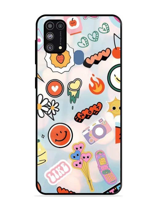 Cheerful Glossy Soft Edge Case for Samsung Galaxy M31 Prime