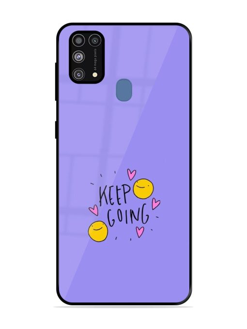 Smiling Through It All Glossy Soft Edge Case for Samsung Galaxy M31 Prime Chachhi