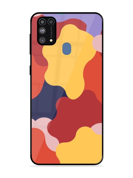 Gooey Color Chaos Glossy Soft Edge Case for Samsung Galaxy M31 Prime Chachhi