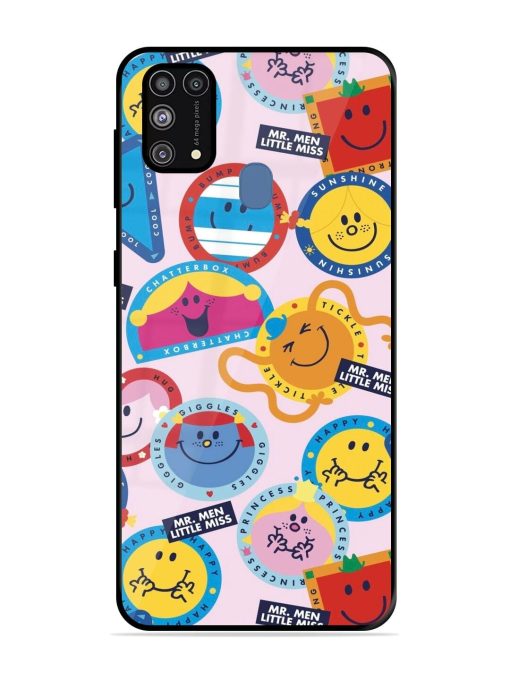 Whimsical Mr. Men & Little Miss Glossy Soft Edge Case for Samsung Galaxy M31 Prime Chachhi