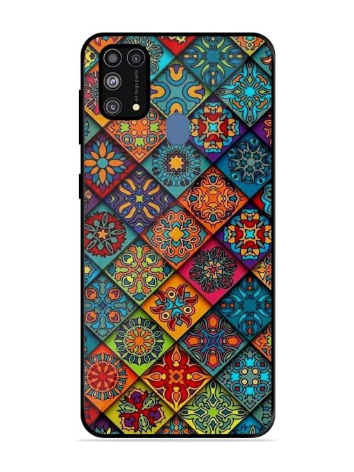 Patchwork Mandala Mosaic Glossy Soft Edge Case for Samsung Galaxy M31 Prime Chachhi