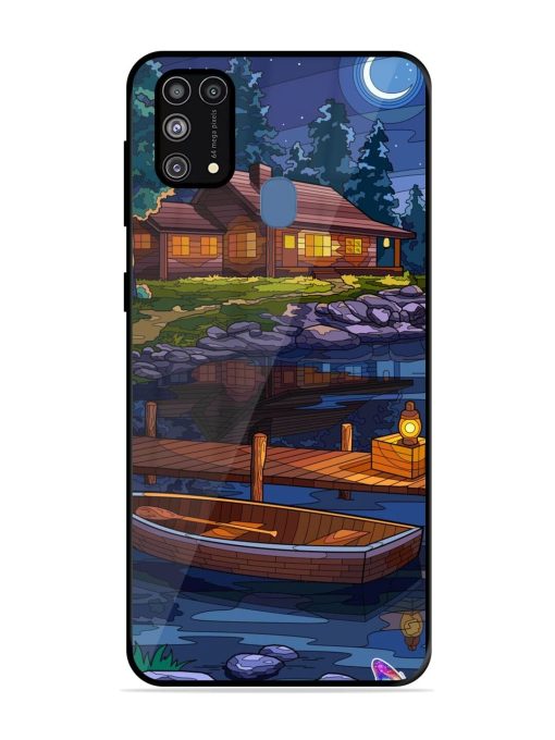 Moonlit Serenity Glossy Soft Edge Case for Samsung Galaxy M31 Prime Chachhi