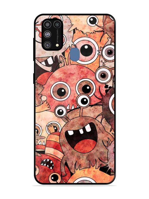 Monster Mash Glossy Soft Edge Case for Samsung Galaxy M31 Prime Chachhi