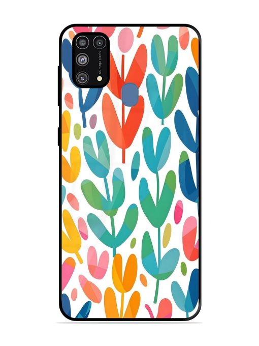 Rainbow Of Blooms Glossy Soft Edge Case for Samsung Galaxy M31 Prime Chachhi