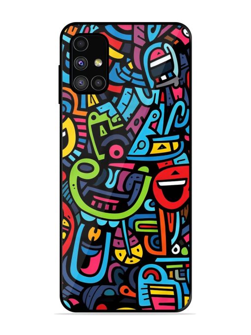 Doodlephoria Glossy Soft Edge Case for Samsung Galaxy M31S Chachhi