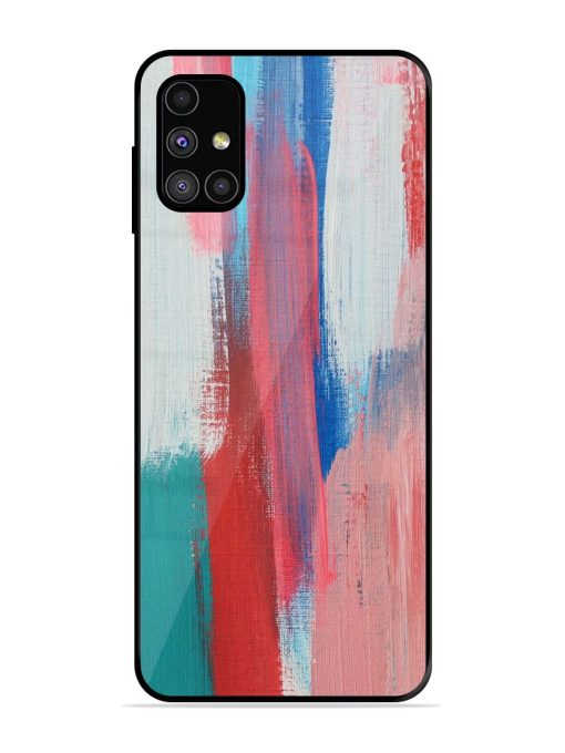 Colorful Chaos Glossy Soft Edge Case for Samsung Galaxy M31S Chachhi