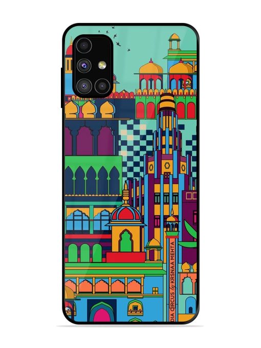 Indian Tapestry Glossy Soft Edge Case for Samsung Galaxy M31S Chachhi