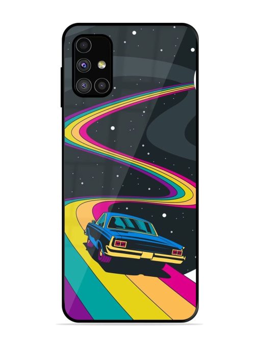 Rainbow Road Glossy Soft Edge Case for Samsung Galaxy M31S Chachhi