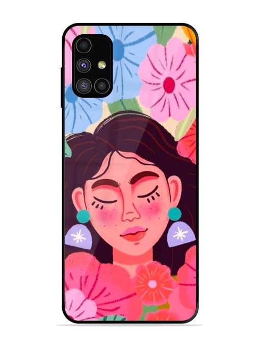 Blooming Serenity Glossy Soft Edge Case for Samsung Galaxy M31S Chachhi