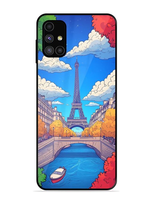 Parisian Panorama Glossy Soft Edge Case for Samsung Galaxy M31S Chachhi