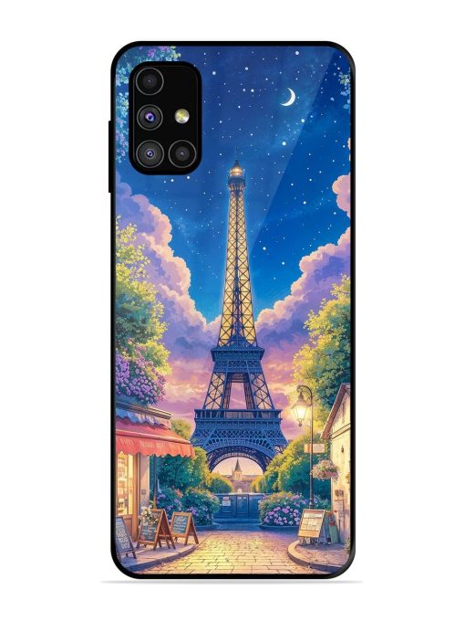 Twilight In Paris Glossy Soft Edge Case for Samsung Galaxy M31S