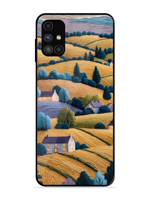 Rolling Hilltop Haven Glossy Soft Edge Case for Samsung Galaxy M31S Chachhi