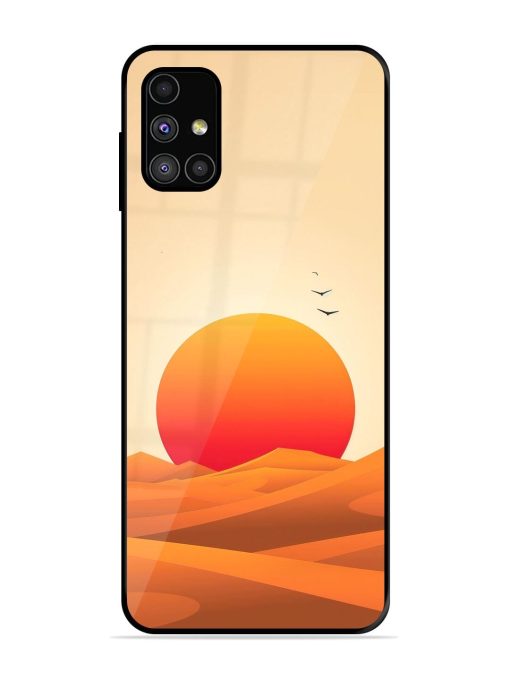 Desert Sunset Glossy Soft Edge Case for Samsung Galaxy M31S Chachhi