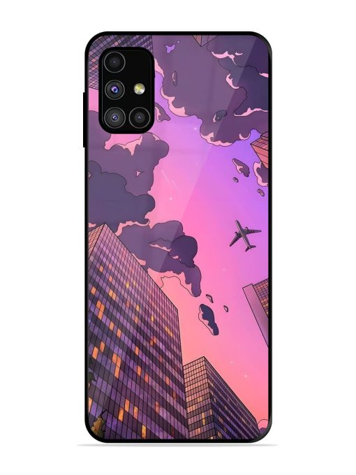 Urban Twilight Glossy Soft Edge Case for Samsung Galaxy M31S Chachhi