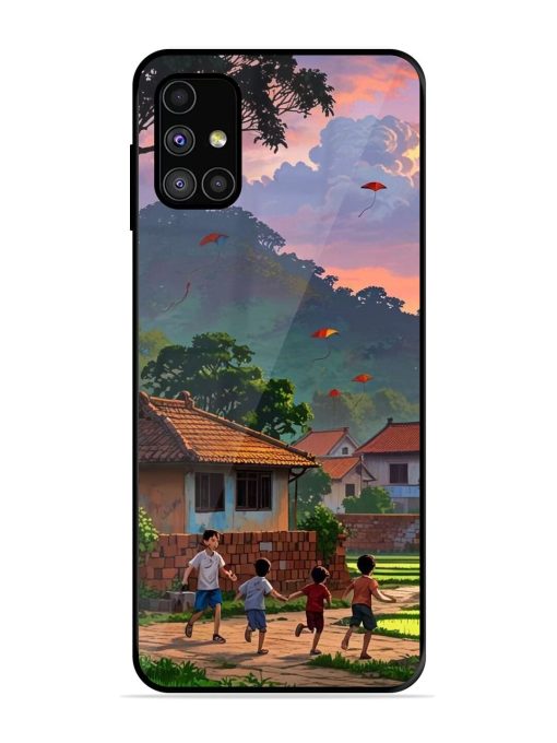 Sunset Play Glossy Soft Edge Case for Samsung Galaxy M31S Chachhi