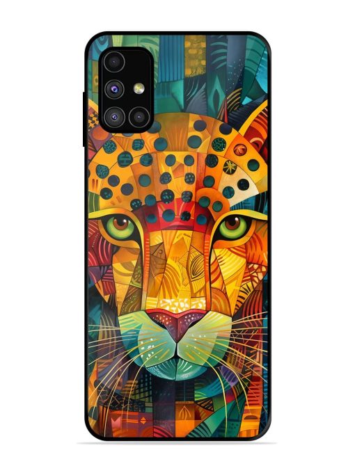 Mosaic Majesty Glossy Soft Edge Case for Samsung Galaxy M31S Chachhi