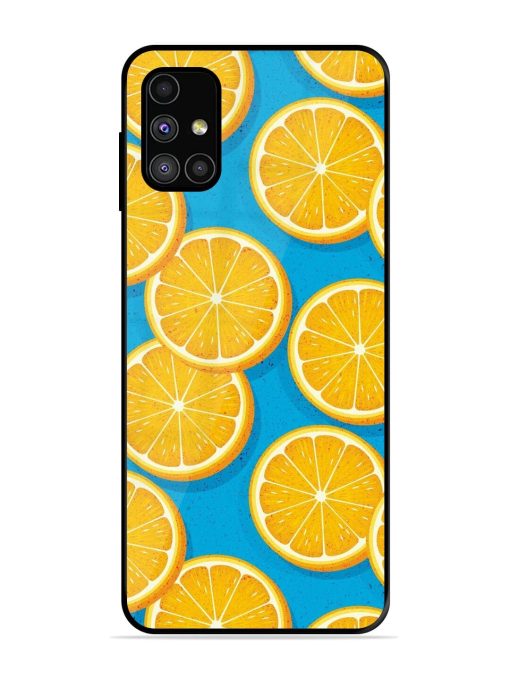 Citrus Symphony Glossy Soft Edge Case for Samsung Galaxy M31S Chachhi