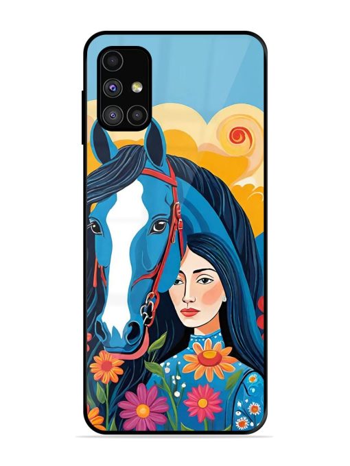 Equine Enchantment Glossy Soft Edge Case for Samsung Galaxy M31S Chachhi