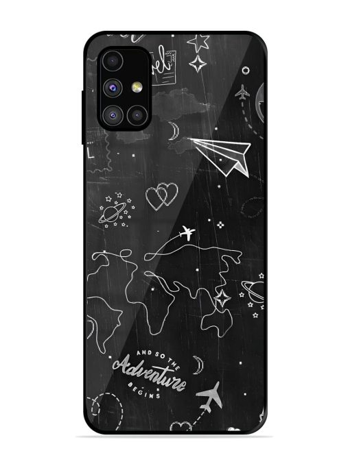 Wanderlust Sketchbook Glossy Soft Edge Case for Samsung Galaxy M31S Chachhi