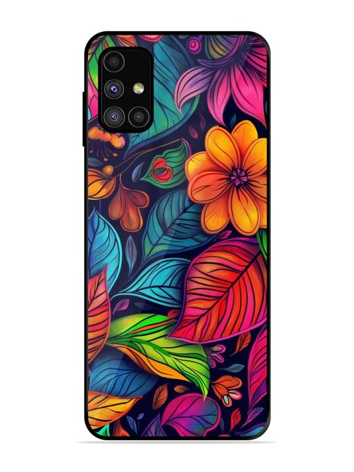 Rainbow Of Blooms Glossy Soft Edge Case for Samsung Galaxy M31S Chachhi