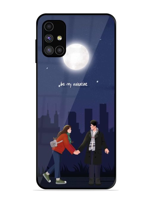 Moonlight Proposal Glossy Soft Edge Case for Samsung Galaxy M31S Chachhi