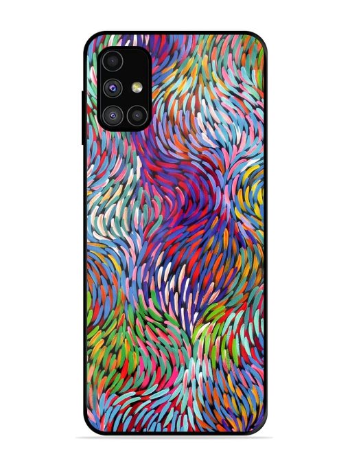 Vibrant Waves Glossy Soft Edge Case for Samsung Galaxy M31S Chachhi