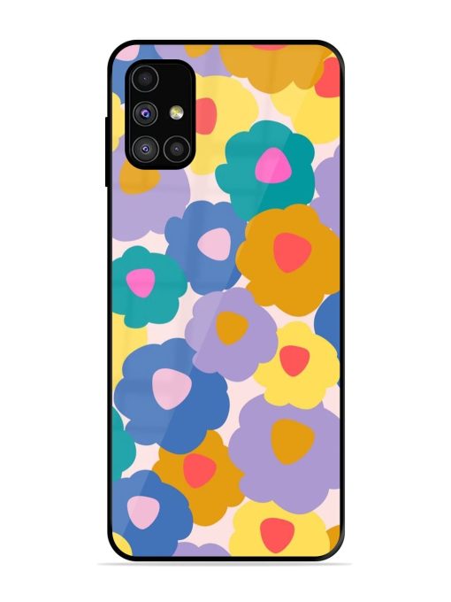 Flower Power Glossy Soft Edge Case for Samsung Galaxy M31S Chachhi