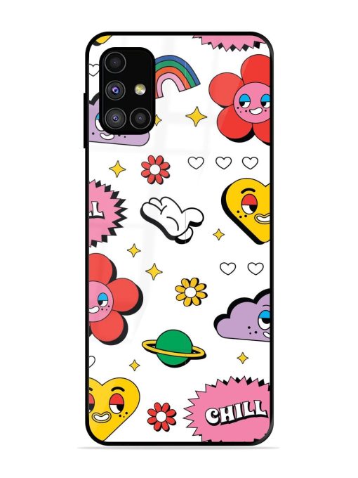 Whimsical Wonderland Glossy Soft Edge Case for Samsung Galaxy M31S Chachhi