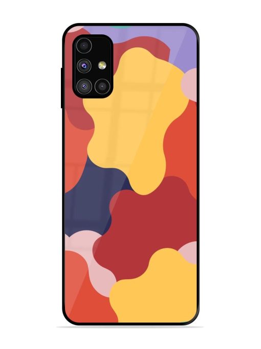 Gooey Color Chaos Glossy Soft Edge Case for Samsung Galaxy M31S