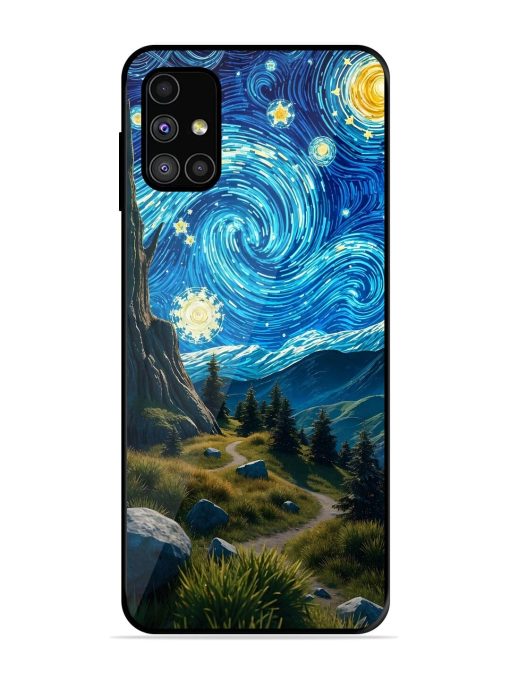 Starry Night In The Shire Glossy Soft Edge Case for Samsung Galaxy M31S