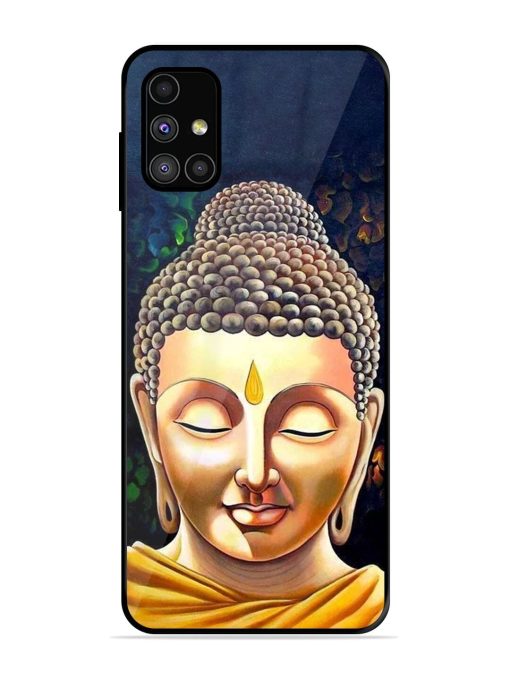 Buddha Face Glossy Soft Edge Case for Samsung Galaxy M31S Chachhi