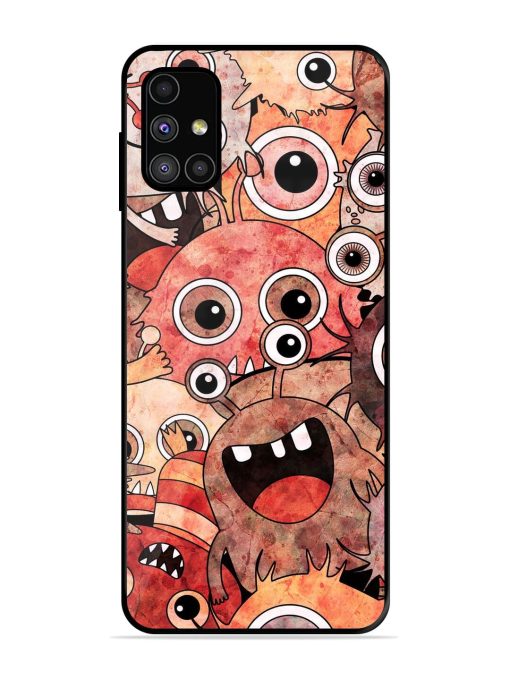 Monster Mash Glossy Soft Edge Case for Samsung Galaxy M31S Chachhi