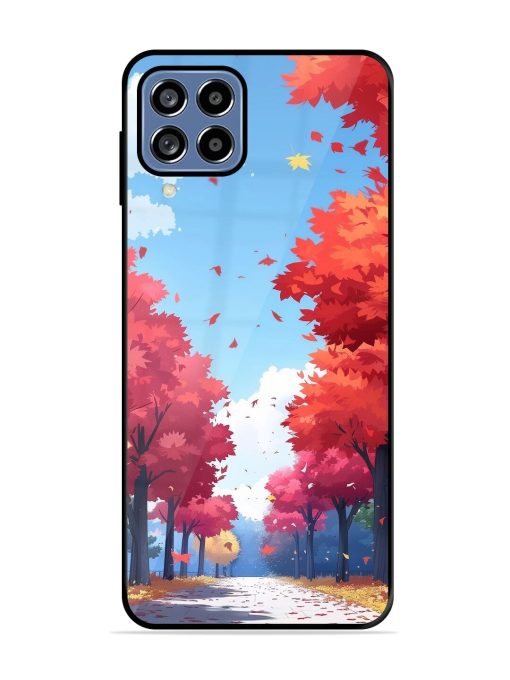 Autumn'S Embrace Glossy Soft Edge Case for Samsung Galaxy M32 (4G) Chachhi