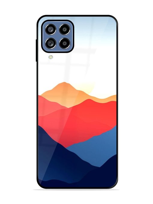 Sunset Peaks Glossy Soft Edge Case for Samsung Galaxy M32 (4G) Chachhi