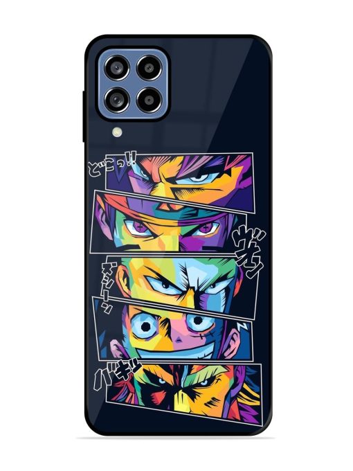 One Piece Powerhouse Glossy Soft Edge Case for Samsung Galaxy M32 (4G) Chachhi