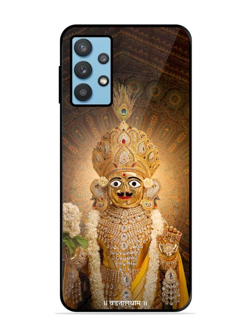 Hare Krishna Maharaj Glossy Soft Edge Case for Samsung Galaxy M32 (5G)