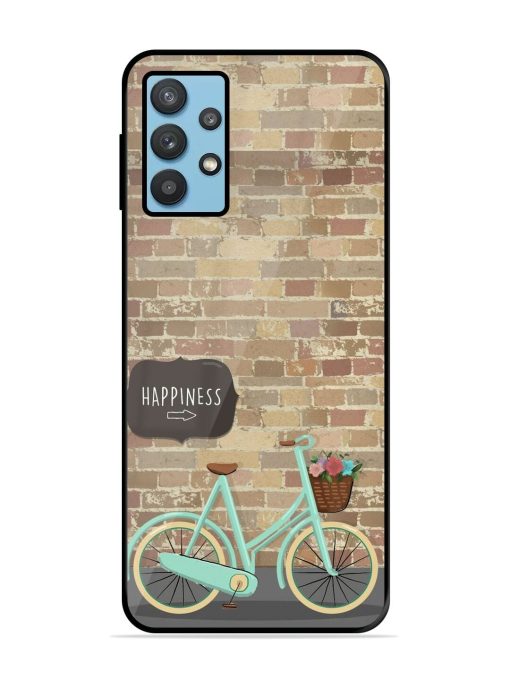 Pedaling Towards Happiness Glossy Soft Edge Case for Samsung Galaxy M32 (5G)