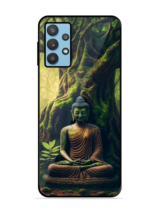 Green Buddha Art Glossy Soft Edge Case for Samsung Galaxy M32 (5G)