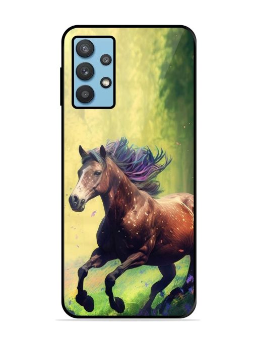 Enchanted Gallop Glossy Soft Edge Case for Samsung Galaxy M32 (5G)