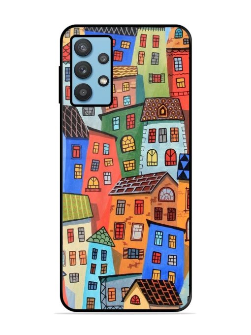 Rainbow House Glossy Soft Edge Case for Samsung Galaxy M32 (5G)