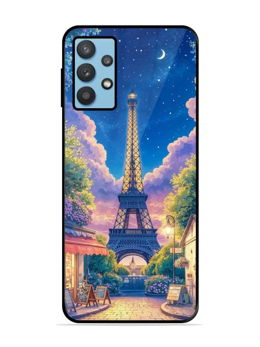 Twilight In Paris Glossy Soft Edge Case for Samsung Galaxy M32 (5G)