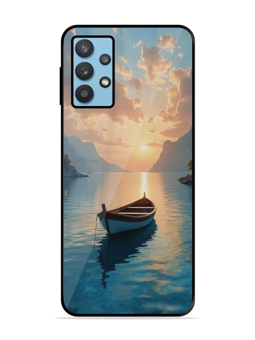 Serene Sunset Glossy Soft Edge Case for Samsung Galaxy M32 (5G)